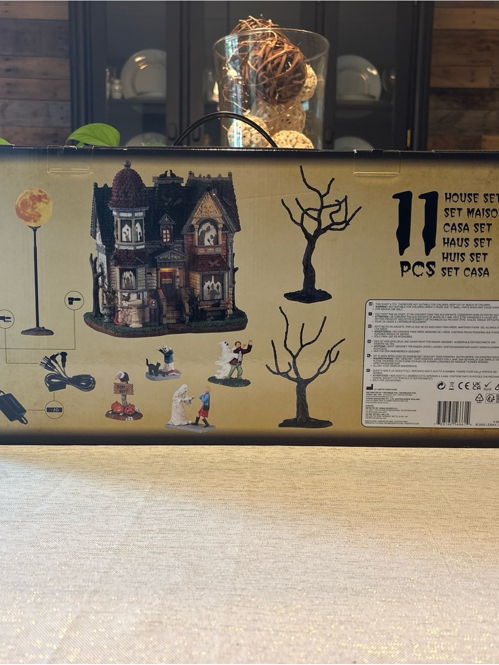 Lemax  Spooky Town- The The House of Shadows 11 PC Boxed Set New Halloween - Picture 7 of 11